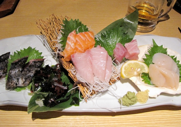 Sashimi with Smoked Tuna - Hiroshima, Japan