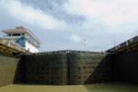 "100" - Miraflores lock, Panama Canal